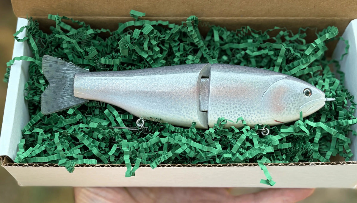 "The 758" 2 Piece Resin glide bait - Stocker Trout